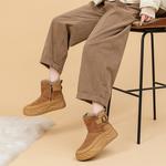 Ботинки женские DAPHNE зимние на платформе, черный - фото 19