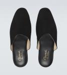 Замшевые тапочки Charvet, черный - фото 4