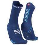 Носки для бега Compressport Pro Racing Socks V4.0 Run High, цвет Black/White - фото 2