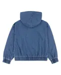 Джинсовая толстовка с капюшоном для девочки Levi's, синий - фото 2