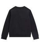 Свитшот детский Guess свободного кроя с логотипом бренда, черный - фото 2