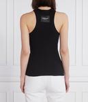 Майка женская Dondup - Made In Italy оригинального кроя, черный - фото 4