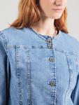 Демисезонная куртка ONLY ONLGina, Blue denim - фото 3
