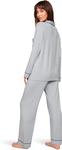 Пижама Eberjey Gisele - PJ Set, цвет Gray Dawn/Navy - фото 2