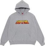 Толстовка Supreme Gradient Hooded 'Heather Grey', серый - фото