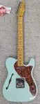Fender Limited American Professional II Telecaster Thinline с футляром, Surf Green - фото