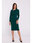 Платье до колена Stylove, темно-зеленый - фото