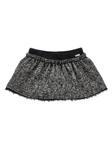 Мини-юбка из букле Monnalisa, черный - фото