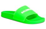 Сандалии pool slide 'neon green' Balenciaga, зеленый - фото 3