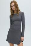 Платье PULL&BEAR Day dress, Dark Grey - фото