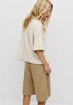 Блуза PULL&BEAR CHECK RUSTIC, Beige - фото 3