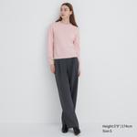 Джемпер из 100% кашемира с круглым вырезом Uniqlo, черный - фото 4