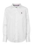 Блуза U.S. Polo Assn. Button-down blouse, White - фото 6