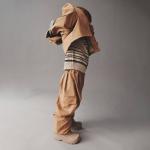 Полосатый шерстяной свитер Flores Wheat, Sand Black Stripe - фото 4