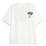 Футболка с рисунком badfive Li-Ning, бежевый - фото