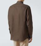 Льняная рубашка Zegna, Faggio - фото 4