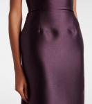 Аймани сатиновое платье Solace London, Plum - фото 5