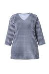 Топ Ulla Popken Shirt, цвет dark blue/white - фото