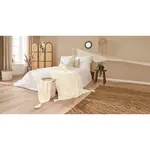 Покрывало Плед Boho с модными помпонами Primera, бежевый - фото 2