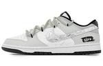 Nike Dunk Low Top мужские скейтборд кроссовки silver white - фото