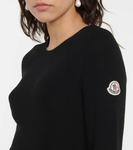 Платье миди из шерсти Moncler, черный - фото 4