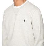 Свитшот с вышитым логотипом Polo Ralph Lauren, серо-белый - фото 10