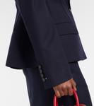 Шерстяной блейзер Stella McCartney, темно-синий - фото 5