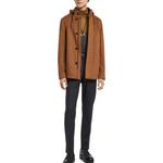 Ermenegildo Zegna Элементы Кашемировое Пальто Оверсайз, Brown - фото 4