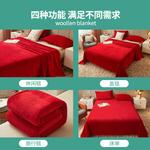 Disney Фланелевое одеяло 70х100 см, цвет Red bean paste - фото 5