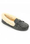 Мокасины Gooce с мехом, серый - фото 5