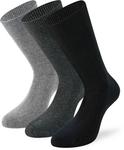 Носки Lenz basic - упаковка из 3 пар., Schwarz/Anthrazit/Grau - фото