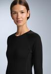 Топ OYSHO SEAMLESS MERINO WOOL BLEND, Black - фото 3