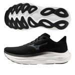 Кроссовки Mizuno Wave Sky 9 Wide 4E 'Black' - фото 2