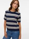 Свитер VERO MODA VMCARMELIA, Navy/Light blue - фото 2