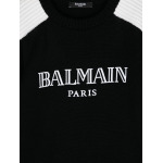 Balmain Kids джемпер с логотипом, черный - фото 3