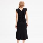 Платье из джерси с широкими рюшами Smart And Joy, черный - фото 4