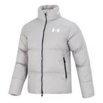 Куртка logo puffer jacket 'light grey' Under Armour, серый - фото