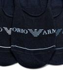 Носки/Следки 3 шт. Emporio Armani, синий - фото 4