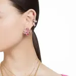 Серьги-гвоздики florere Swarovski, розовый - фото 6
