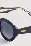 Солнцезащитные очки MOSCHINO Sunglasses, Black - фото 3