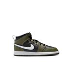 Кроссовки 1 mid 'medium olive' Air Jordan, черный - фото 2