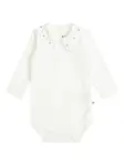 Боди с вышитым воротником Bonpoint, белый - фото