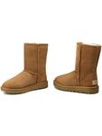 Ботинки зимние UGG W Classic Short II, коричневый - фото 4