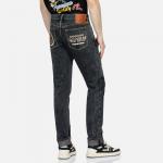 Джинсы мужские черные Evisu, черный - фото 3