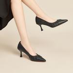 Туфли на высоком каблуке женские черный Spider King - фото 5