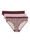 Брифы Marc O'Polo 3 PACK, Cherry Dark Mauve Cherry Print/Light Pink - фото 4