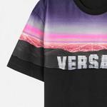 Футболка Hills Print VERSACE, черная - фото 6