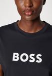 Футболка с принтом BOSS, черная - фото 8