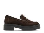 Лоферы Steve Madden Rodrigo Platform Loafer, Brown Suede - фото 4