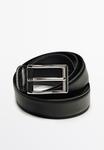 Ремень Massimo Dutti Belt, Black - фото 4